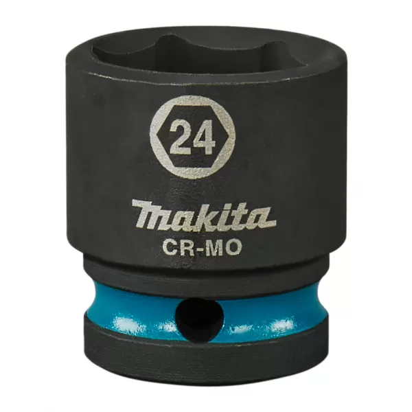 Klíč nástrčný 1/2", čtyřhran, rázový, Impact Black, 24mm, Makita