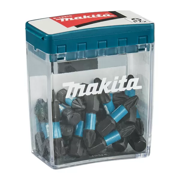 Bit šroubovací torzní 1/4" rázový, Impact Black PZ2, 25mm 25 ks, Makita