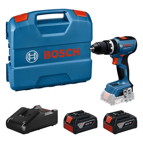 Aku vrtačka Bosch GSR 18V-65 Professional, 2x4,0Ah GBA, 06019N3231