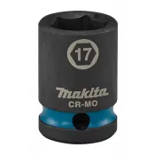 Klíč nástrčný 1/2", čtyřhran, rázový, Impact Black, 17mm, Makita