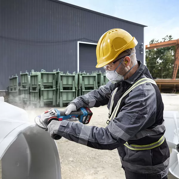 Aku úhlová bruska Bosch GWS 18V-11 S Professional, 2x5,0Ah, 125mm, 06019N4002