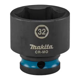 Klíč nástrčný 1/2", čtyřhran, rázový, Impact Black, 32mm, Makita