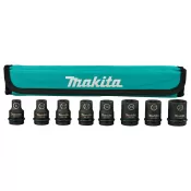 Sada nástrčných klíčů 1/2" čtyřhran rázový, Impact Black 8ks, Makita