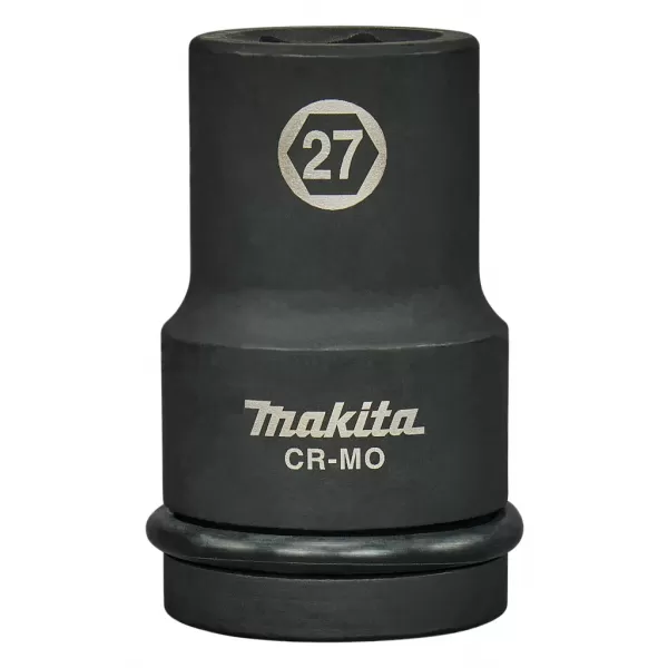 Klíč nástrčný hluboký 1" čtyřhran, rázový, 27x90 mm Makita