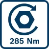 Aku rázový utahovák Bosch GDX 18V-285 Professional 2x2,0Ah, 06019N2122