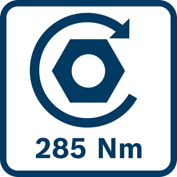 Aku rázový utahovák Bosch GDX 18V-285 Professional 2x2,0Ah, 06019N2122