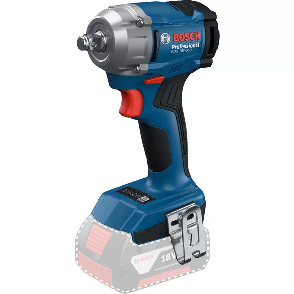 Aku rázový utahovák Bosch GDS 18V-350 Professional, 2x4,0Ah, 06019M5022