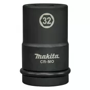 Klíč nástrčný hluboký 1" čtyřhran, rázový, 32x90 mm Makita