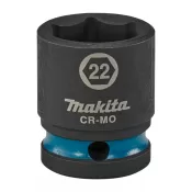 Klíč nástrčný 1/2", čtyřhran, rázový, Impact Black, 22mm, Makita