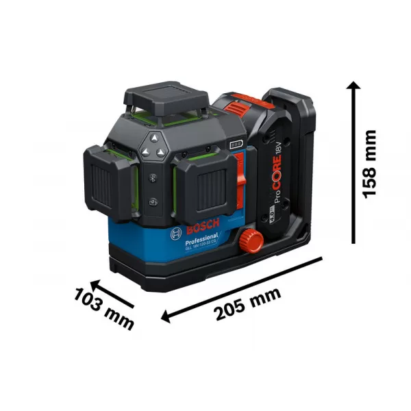 Křížový laser Bosch GLL 18V-120-33 CG Professional 0601065100