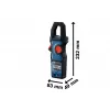 Klešťový ampérmetr Bosch GMC 600-15 + MH1 Professional