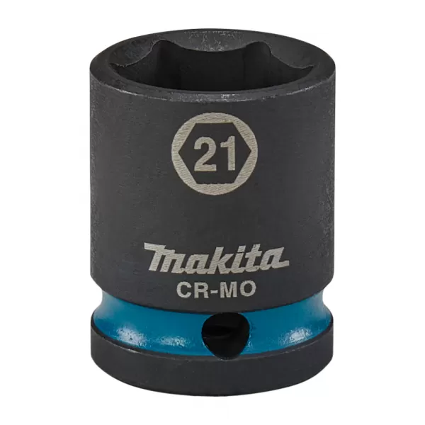 Klíč nástrčný 1/2", čtyřhran, rázový, Impact Black, 21mm, Makita