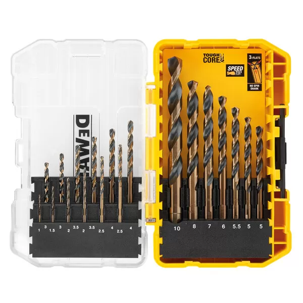 19dílná sada vrtáků do kovu Black&Gold Dewalt DT70728