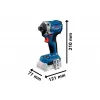 Aku rázový utahovák Bosch GDR 18V-215 Professional solo 06019N2000