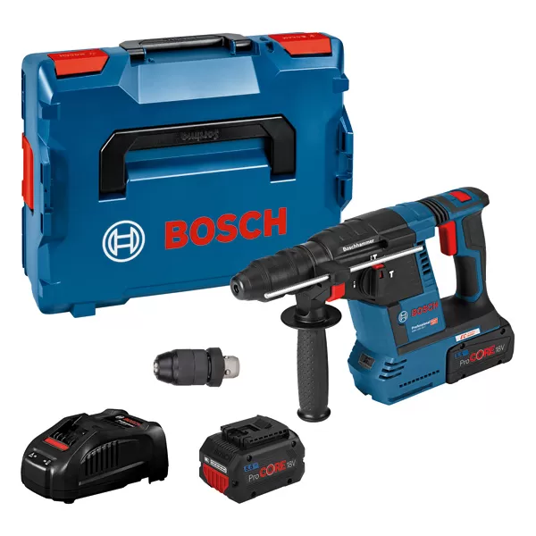 Kladivo vrtací aku Bosch GBH 18V-26F Professional 2x5,0Ah 0611910007