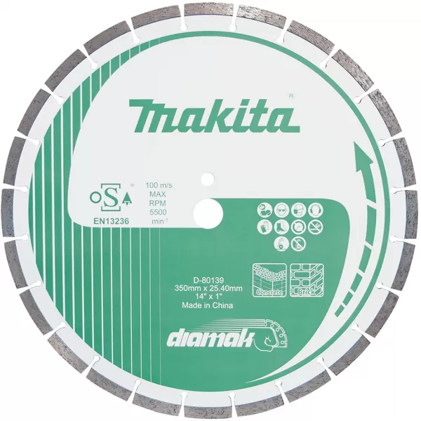 Kotouč řezný diamantový segmentový  Diamak 350x25.4mm
