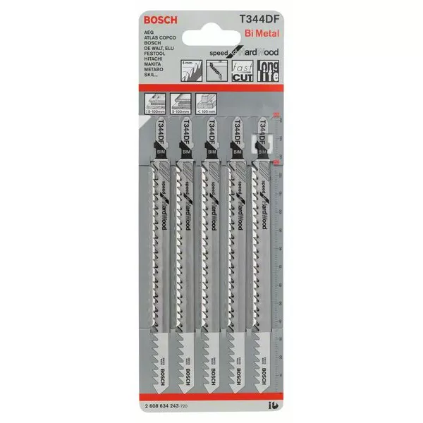 Pilový plátek do kmitací pily T 344 DF Speed for Hard Wood
