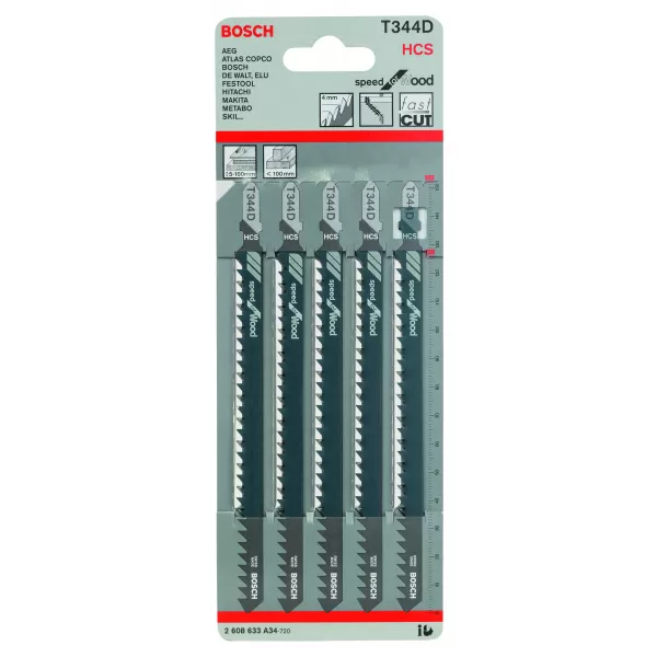 Pilový plátek do kmitací pily T 344 D Speed for Wood