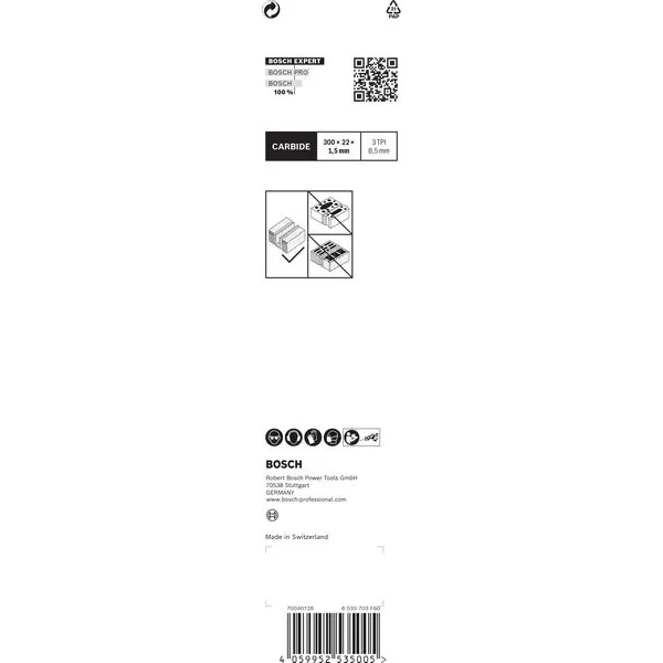 Sada pilek S 1241 HM EXPERT Aerated Concrete Bosch