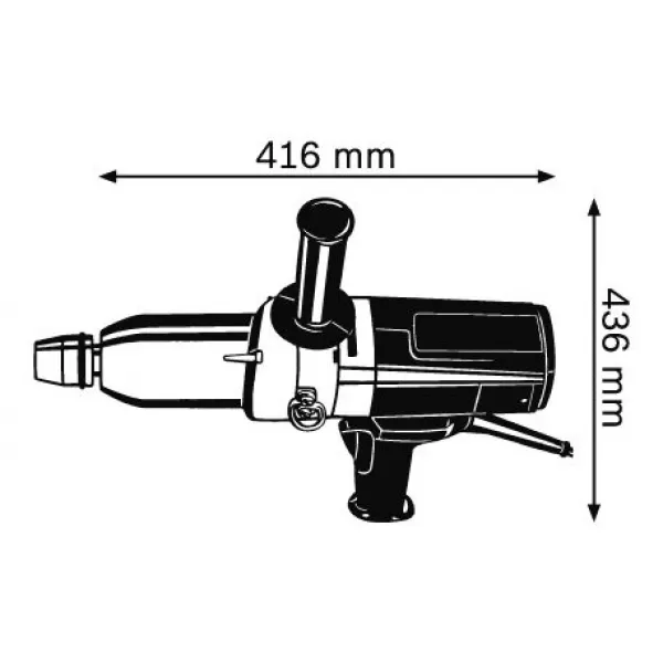 Rázový utahovák Bosch GDS 24 Professional 0601434108