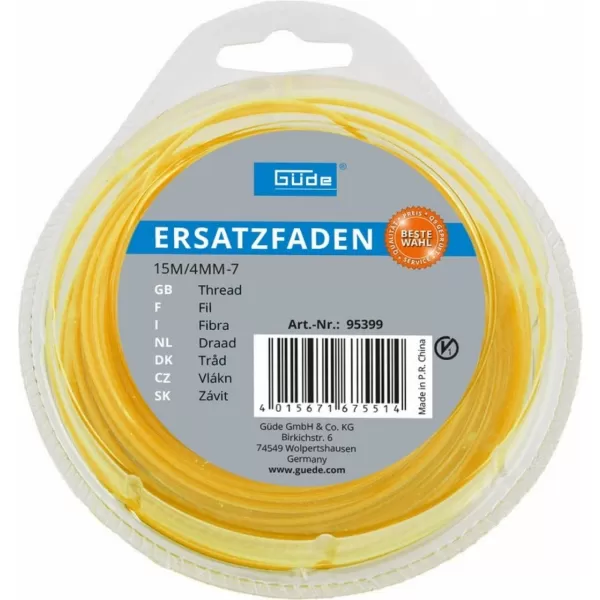 Náhradní struna Güde 15m/4mm-7