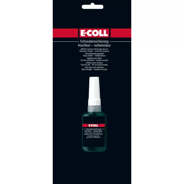 Pojistka šroubů vysoká pevnost, střední viskozita 10ml E-COLL