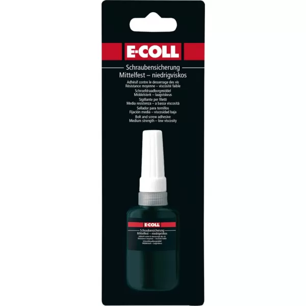 Pojistka šroubů střední pevnost, střední viskozita 10ml E-COLL