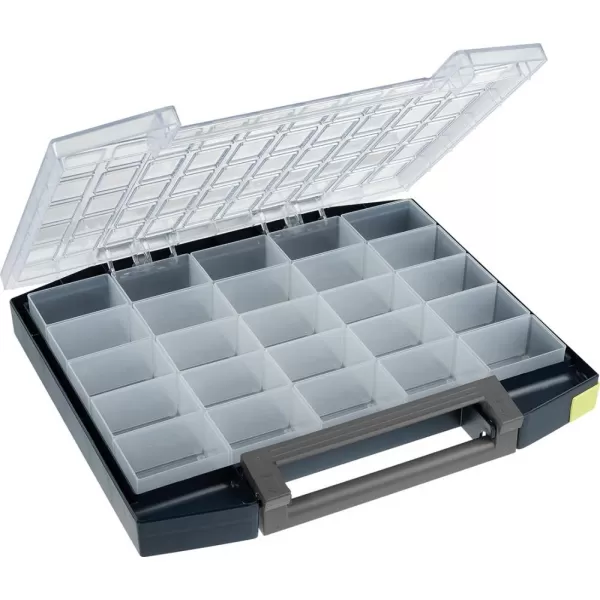 Sortimentový kufřík polycarbonat boxxser 55 5x10-45 modrý raaco