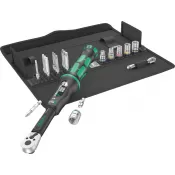 Momentový klíč Wera Click-Torque A 6 Set 1 s přepínací ráčnou 1/4" (2,5 ÷ 25 Nm) Sada 21 130110