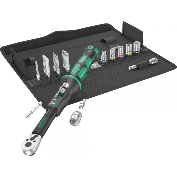Momentový klíč Wera Click-Torque A 6 Set 1 s přepínací ráčnou 1/4" (2,5 ÷ 25 Nm) Sada 21 130110