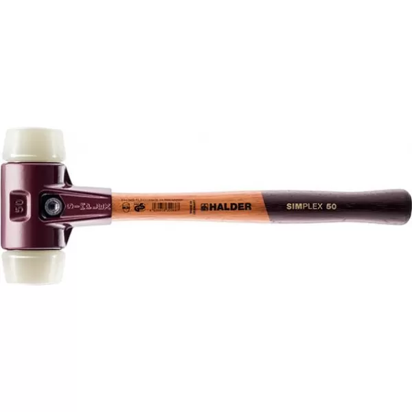 Kladivo s měkkým čelem SIMPLEX nylon 80mm HALDER