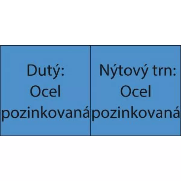Trhaci nyt ocel plocha kulata hlava 5x12mm GESIPA bal. 500ks