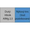Trhaci nyt PolyBulb hlinik/ocel Flachrundkopf 4,8x11mm GESIPA bal. 250ks