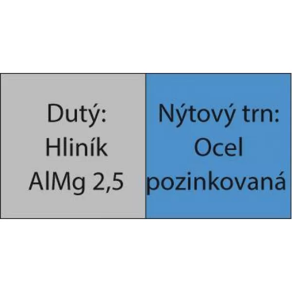 Trhaci nyt PolyBulb hlinik/ocel Flachrundkopf 4,8x11mm GESIPA bal. 250ks