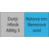 Trhaci nyt CAP hlinik/VA plocha kulata hlava 4x12,5mm GESIPA bal. 500ks