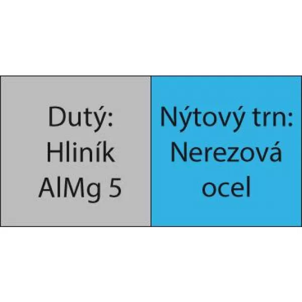 Trhaci nyt CAP hlinik/VA plocha kulata hlava 4x12,5mm GESIPA bal. 500ks