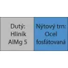 Trhaci nyt CAP hlinik/ocel plocha kulata hlava 4x9,5mm GESIPA bal. 500ks