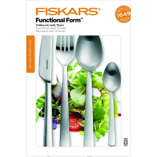 Souprava příborů 16 ks, mat Fiskars