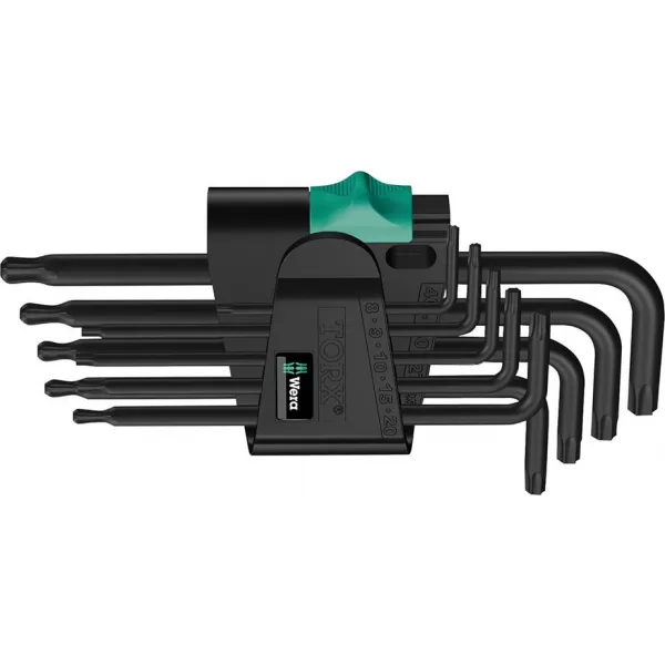 Sada úhlových šroubováků 967PKL/9 Torx Wera