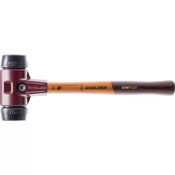 Kladivo s měkkým čelem SIMPLEX pryž 80mm HALDER