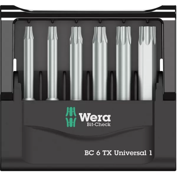 Sada bitů Bit-Check 6 TX Universal 1 Wera 05056472001