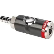 Bezpeč. spojka jmen.sv. tlačítko otočné, NW 7,4mm průchodka 13mm RIEGLER