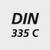 Kuželový záhlubník D335C HSS TiN 90G 8,0mm FORTIS