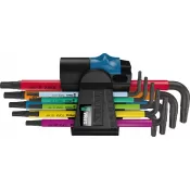 Sada imbus klíčů TORX® 9ks T8-T40 Multicolor HF Wera 05024179001