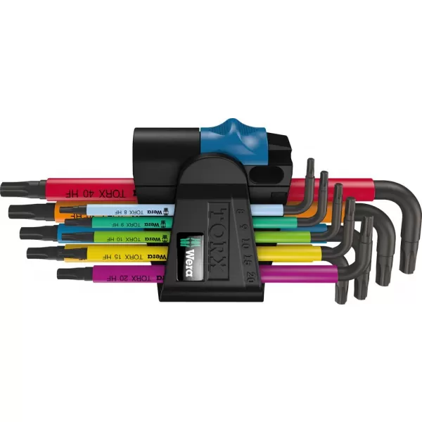 Sada imbus klíčů TORX® 9ks T8-T40 Multicolor HF Wera 05024179001