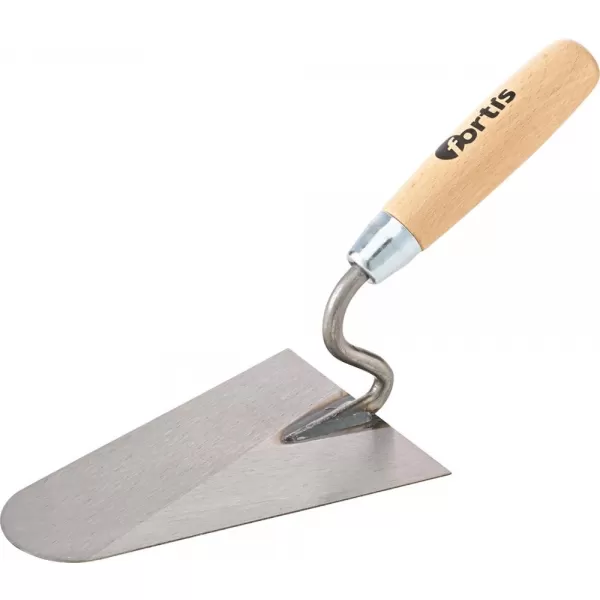 Zednická lžíce rýnská 180mm s S-krkem FORTIS