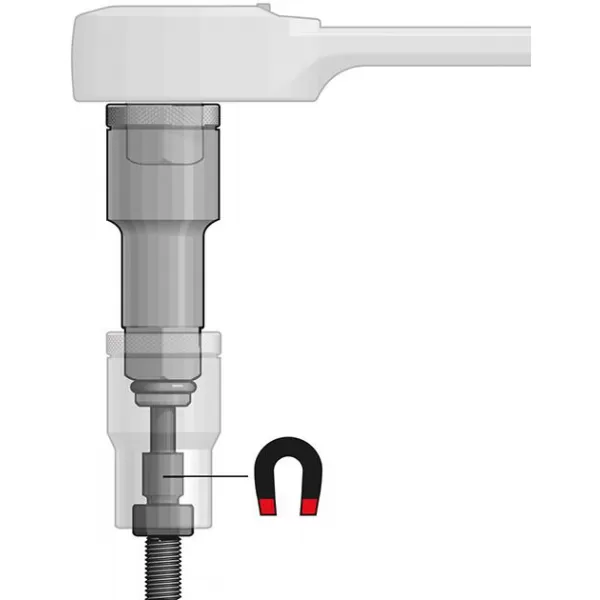 Nástavec přídržný magnet 3/8" 65mm GEDORE