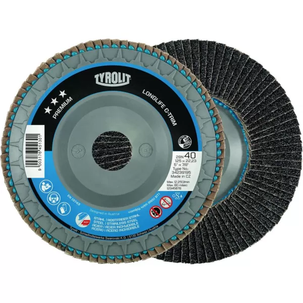 Kotouč lamelový LONGLIFE C-TRIM 125mm ZA-60 vlnitý Tyrolit