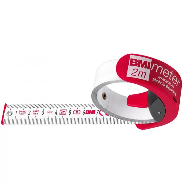 Metr svinovací BMImeter 2mx16mm bílý BMI
