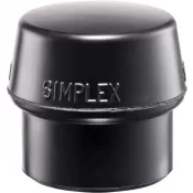 Hlava kladiva s měkkým čelem SIMPLEX pryž 30mm HALDER